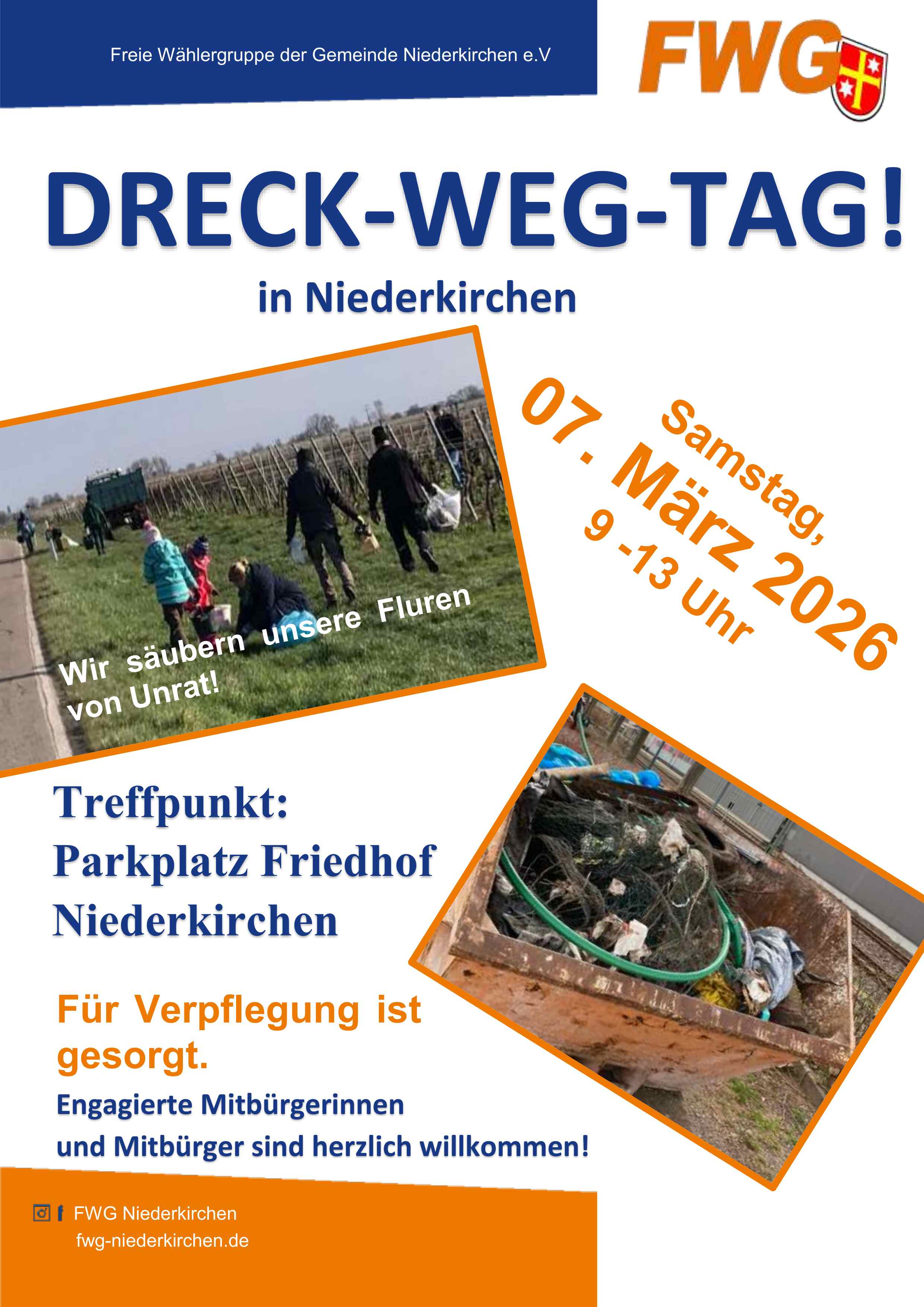 Dreck Weg Tag FWG Niederkirchen